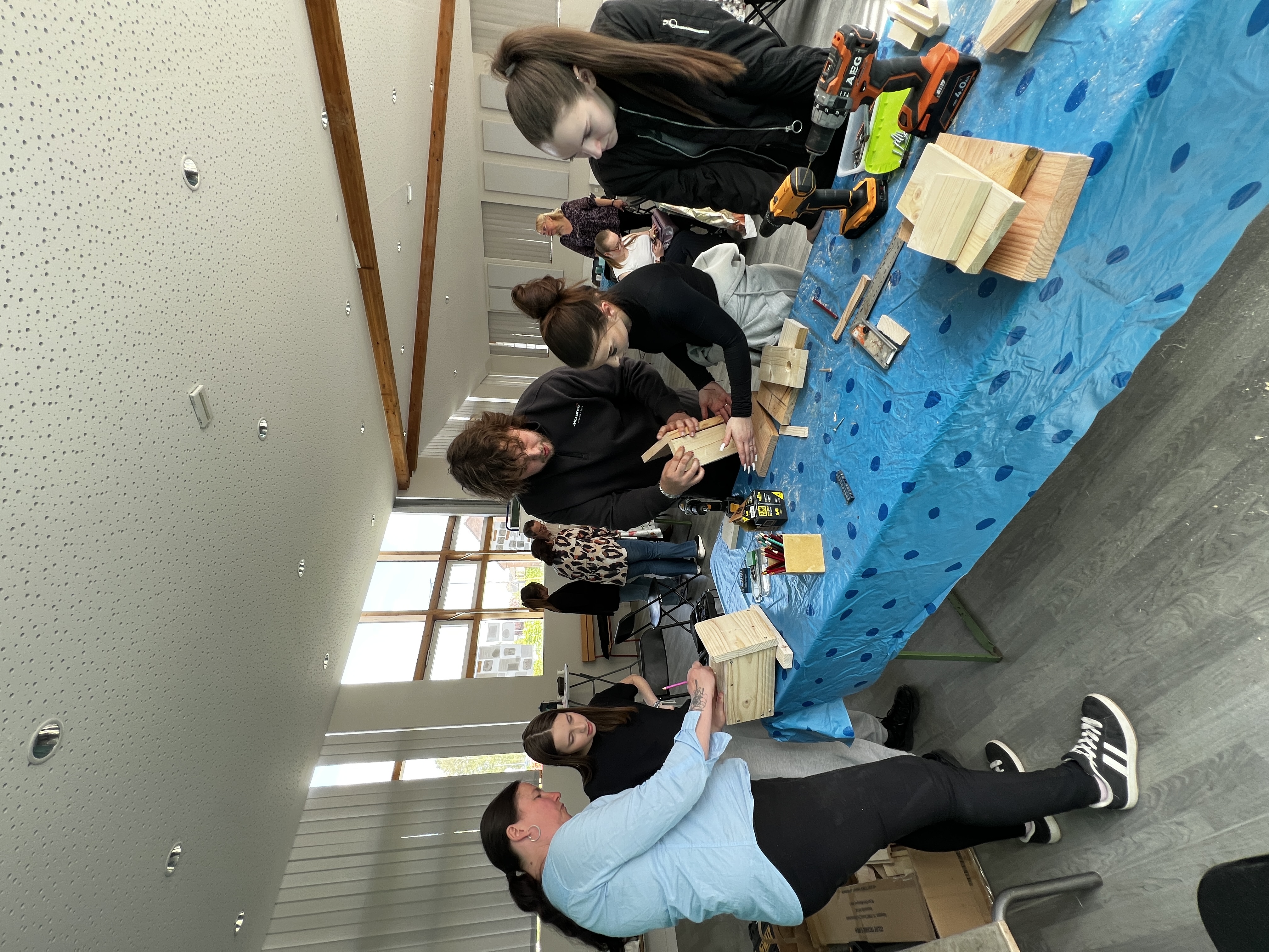 Atelier fabrication nichoirs à mésanges